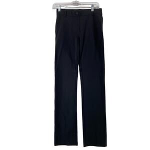 Betabrand Black Women's Straight-Leg Pants